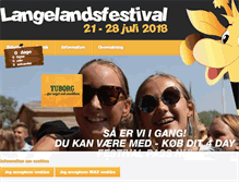Tablet Screenshot of langelandsfestival.dk